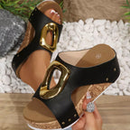 Open Toe Wedge Sandals