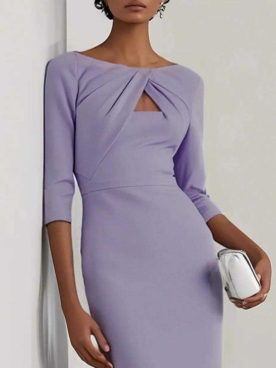 Faux-Twinset Dress