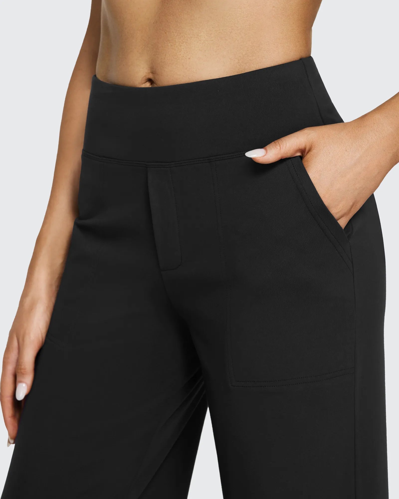 Ponte Wide Leg Pants