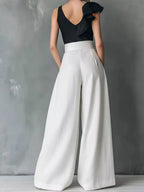 High-Waisted Wide-Leg Pants
